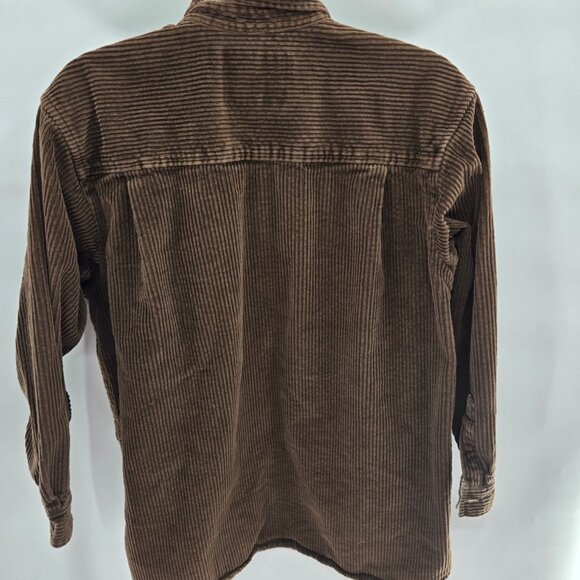 Vintage Best Authentic The Great Outdoors Brown 100% Cotton Corduroy Large - Picture 2 of 12